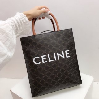 CELINE SMALL CABAS VERTICAL IN TRIOMPHE CANVAS FHN-2020-121687