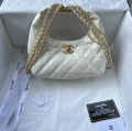 Chanel 24A new chain hobo white bag 365