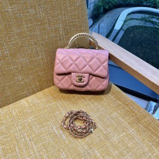 Chanel Small 24s new handheld CF 3213 pink color