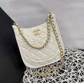 Chanel 24S armpit bag 516 white color