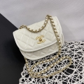 Chanel 24C Saddle Bag 515 white color