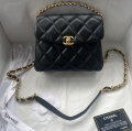 Chanel 24s Medium 22bag Gradient Backpack Garbage Bag 331 Sheepskin