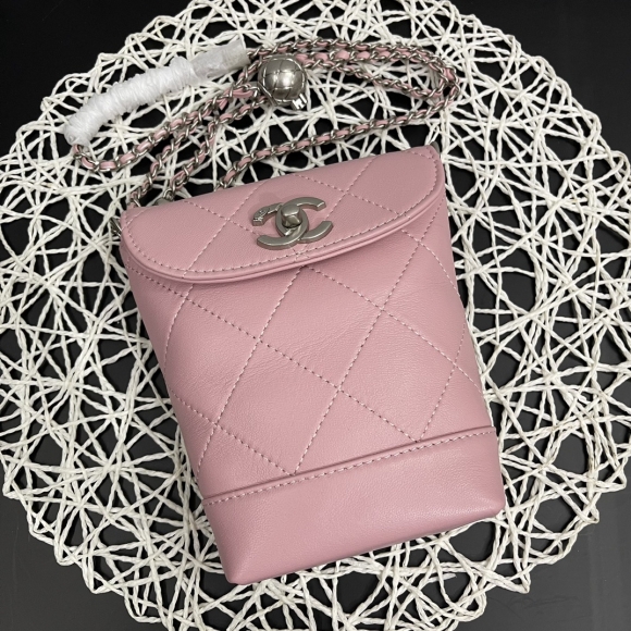 Chanel Crossbody Phone Bag 0402 Pink