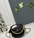 Chanel Bow Swimming Circle Vintage Cowhide Bag 3165