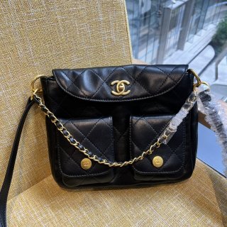 Chanel 24P Hobo Hippie Bag 663 Small