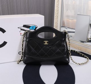 Chanel Fall/Winter Calfskin Handbag 8938 Black