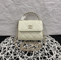 Chanel 24p woc pearl handle 765 cream color