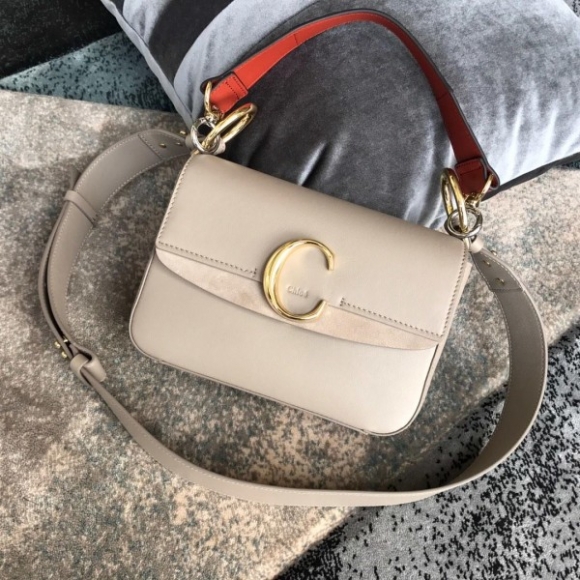 Replica CHLOE SMALL C DOUBLE CARRY BAG FHN-2020-123526