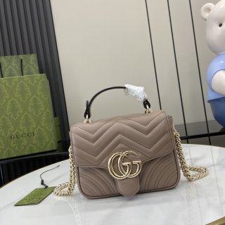 GG Marmont Collection Mini Tote Bag 811238 Cream Teal