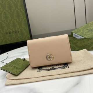 GG Marmont Card Bag 790055 Light Beige