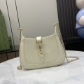 Gucci Jackie Notte Mini Shoulder Bag 782889 Beige Crinkle Lacquer