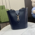 GG Small Bucket Shoulder Bag 782904 Blue