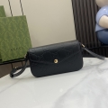 GG Ultra Mini Shoulder Bag 772794 Black/Embossed