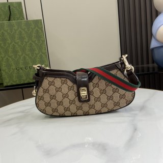 Gucci Moon Side Mini Shoulder Bag 786015 Brown/Canvas