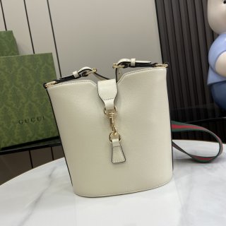 Mini Bucket Shoulder Bag 782908 White