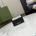 Card holder with handwritten Gucci logo detail 773428 black