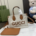 Embellished Gucci Print Mini Tote 772144 Brown/Canvas