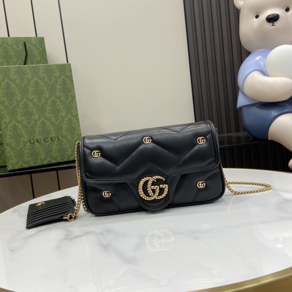 Gucci Horsebit 1955 Collection Card Case 621887 Black