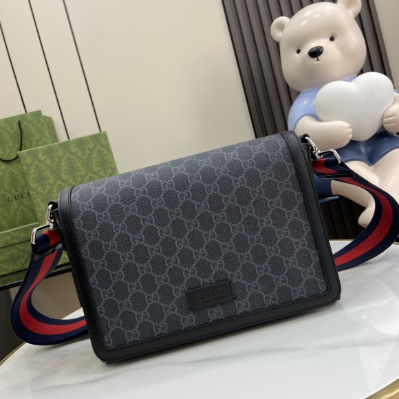 GG crossbody bag 771167 black/pvc