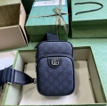 Ophidia Collection GG Mini Handbag 752565 blue/pvc