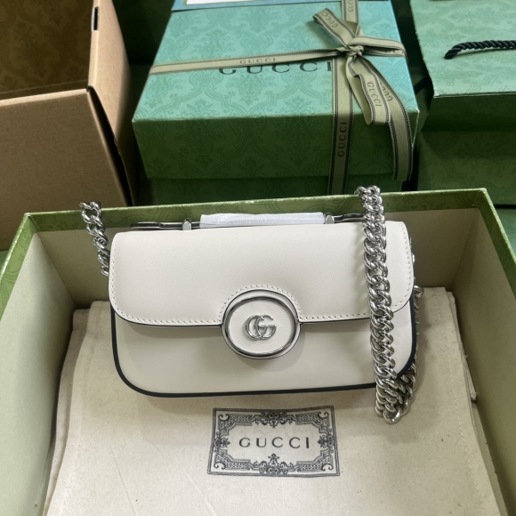 Petite GG Collection Mini Handbag 760194 White