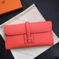 Hermes Flamingo Epsom Jige Elan 29 Clutch