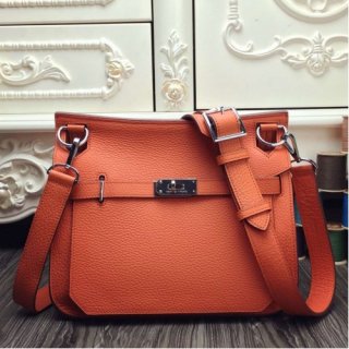 Hermes Orange Large Jypsiere 34cm Bag