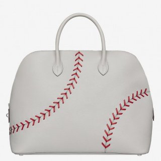 Hermes Bolide 1923 Gris Perle 45 Baseball Bag