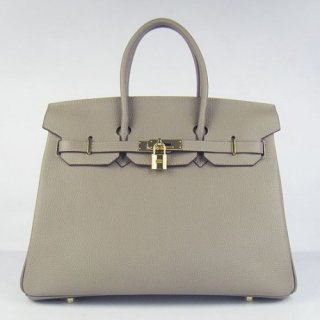 Hermes Birkin 30cm 35cm Bag In Grey Togo Leather