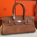 Hermes Brown JPG Shoulder Birkin 42cm Bag