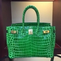 Hermes Birkin 30cm 35cm Bag In Bamboo Crocodile Leather