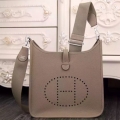 Hermes Grey Evelyne III PM Bag