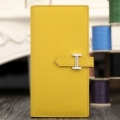 Hermes Yellow Epsom Bearn Gusset Wallet