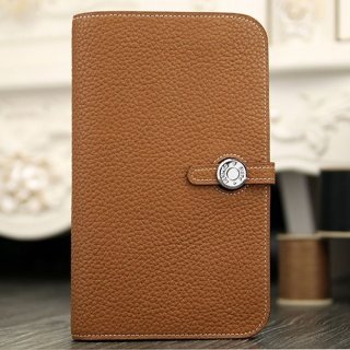 Hermes Dogon Combine Wallet In Brown Leather