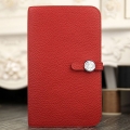 Hermes Dogon Combine Wallet In Red Leather