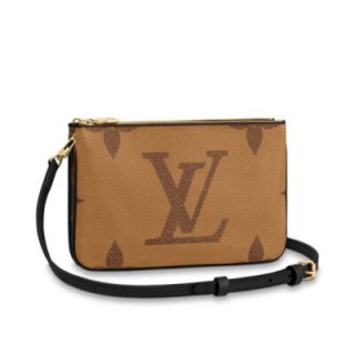 Replica Louis Vuitton Monogram Double Zip Pochette M69203