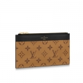 Replica Louis Vuitton Monogram Reverse Slim Purse M80390