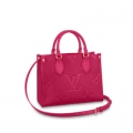 Replica Louis Vuitton Monogram Empreinte Leather Onthego Pm M45660