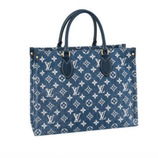 Replica Louis Vuitton Monogram Jacquard Denim Onthego Gm M59608