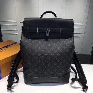 Replica Louis Vuitton Aaa-Steamer Backpack M44052 Black