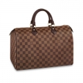 Replica Louis Vuitton Damier Ebene Canvas Speedy 35 N41363