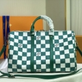 Replica Louis Vuitton Keepall Bandouliere 45 Green/Black