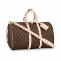 Replica Louis Vuitton Monogram Canvas Keepall Bandouliere 45 M41418