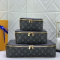 Replica Louis Vuitton Packing Cube Pm/Mm/Gm Black Monogram