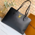 Replica Louis Vuitton Lockme Shopper M57346 Beige/Black/Green