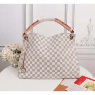 Replica Louis Vuitton Damier Azur Canvas Artsy Mm N41174