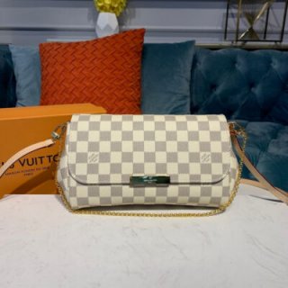 Replica Louis Vuitton Damier Azur Canvas Favorite Mm N41275