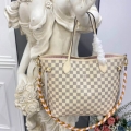 Replica Louis Vuitton Damier Azur Neverfull Mm N45295 Pink