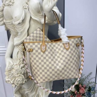 Replica Louis Vuitton Damier Azur Neverfull Mm N50047