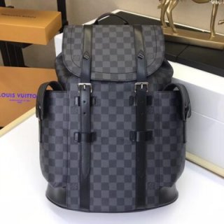 Replica Louis Vuitton Aaa-Christopher Pm N41379 Plaid Black